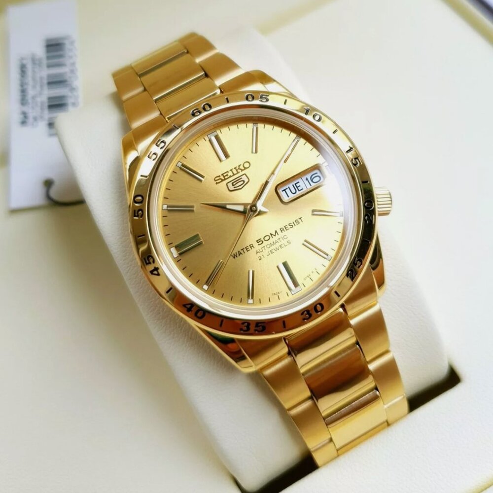 Seiko Automatic Gold Tone Analog Men's Watch